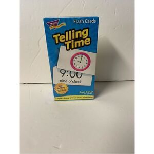 Telling Time flash cards
